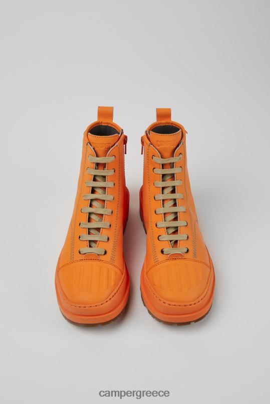 πορτοκάλι brutus trek michelin πορτοκαλί δερμάτινα μποτάκια για γυναίκες νέες αφίξεις Camper XTDPX416