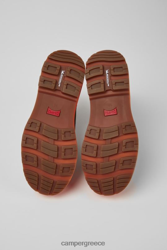 γκρί αποκλειστικά μποτάκια brutus trek michelin σε σκούρο γκρι και πορτοκαλί nubuck για γυναίκες Camper XTDPX1852