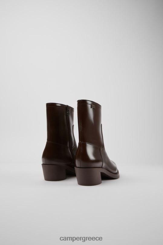 καφέ design bonnie σκούρο καφέ μποτάκια για γυναίκες Camper XTDPX446