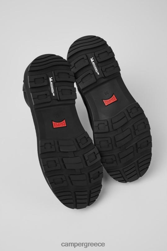 μαύρος design brutus trek michelin μαύρα δερμάτινα μποτάκια Camper XTDPX415