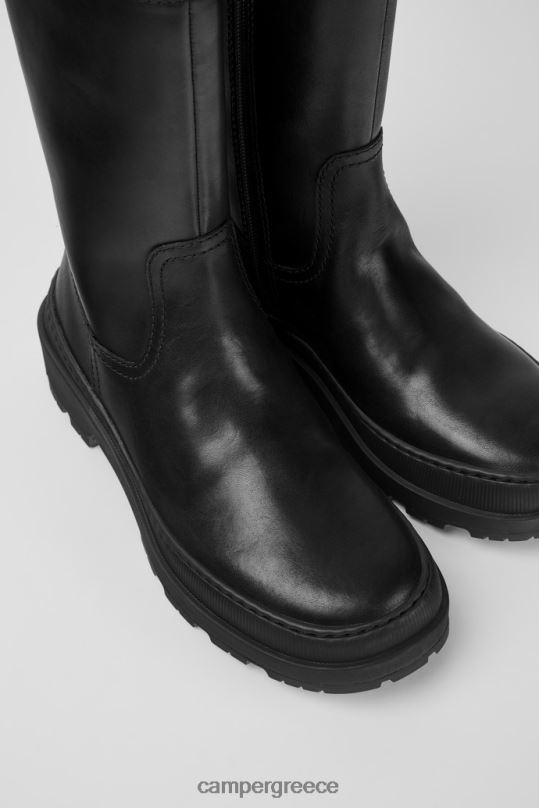 μαύρος design brutus trek michelin μαύρα δερμάτινα μποτάκια για γυναίκες Camper XTDPX421