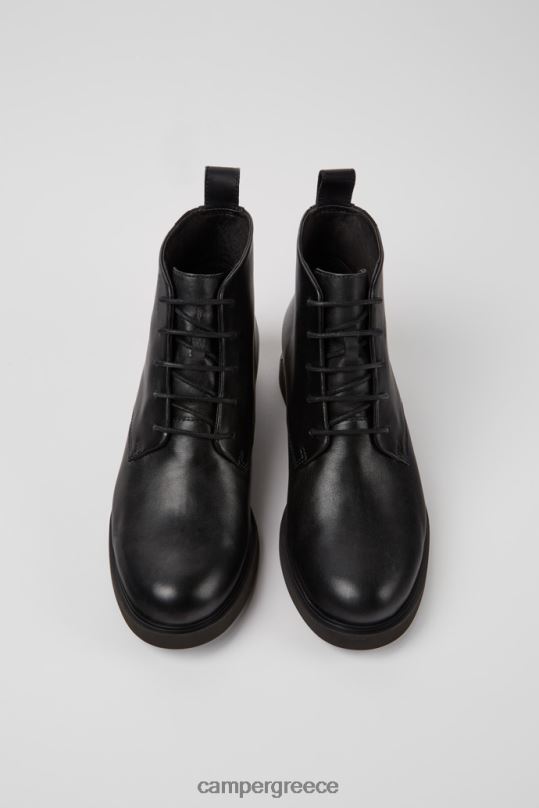 μαύρος αποκλειστικό iman gore-tex γυναικείο μποτάκι με κορδόνι σε μαύρο χρώμα Camper XTDPX504