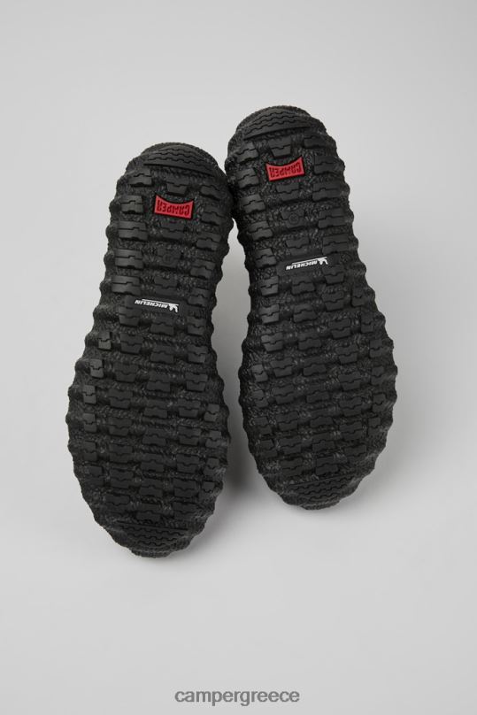 πράσινος γυναικεία μποτάκια από ύφασμα και δερμάτινα γυάλινα σκούρα πράσινα michelin Camper XTDPX473