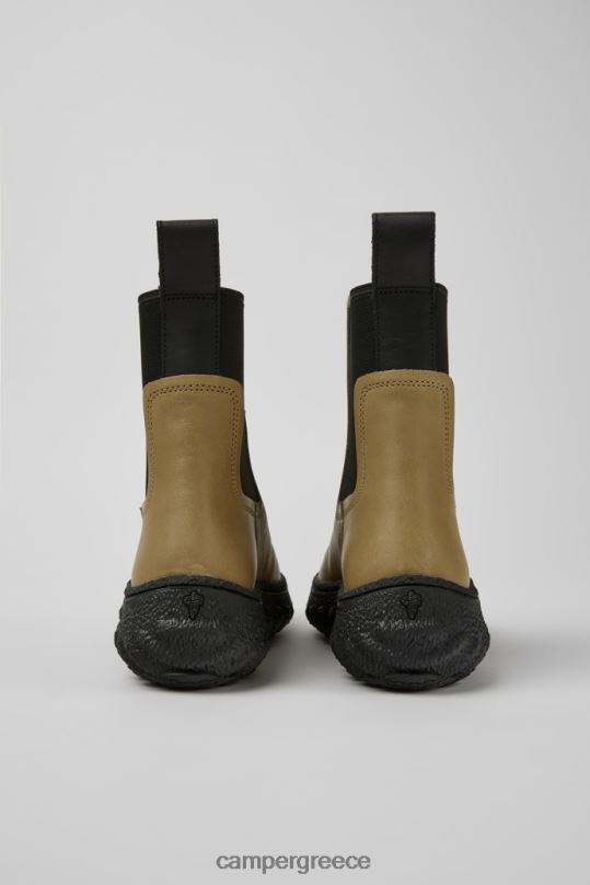 μπεζ σχεδιαστικά γυναικεία μποτάκια δερμάτινα michelin μπεζ Camper XTDPX477