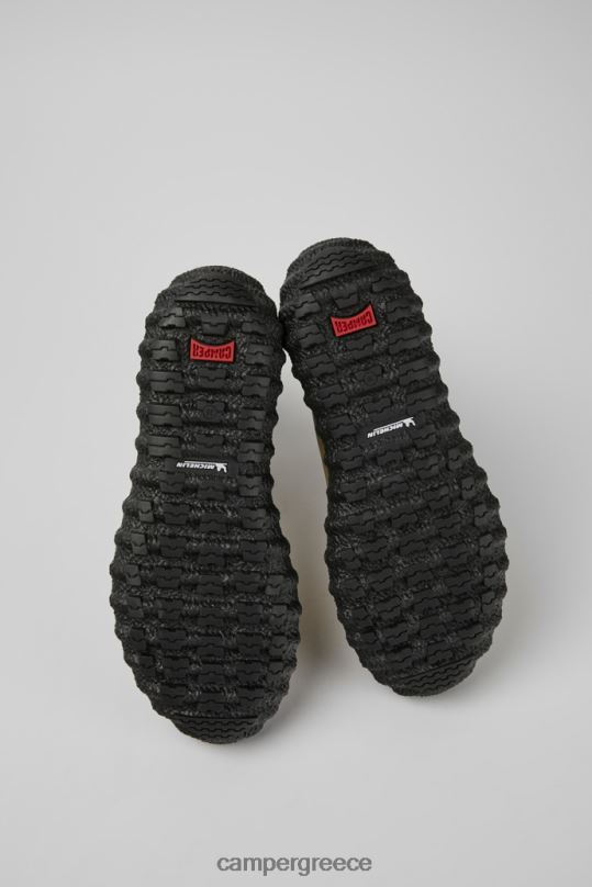 μπεζ σχεδιαστικά γυναικεία μποτάκια δερμάτινα michelin μπεζ Camper XTDPX477