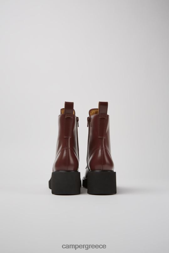 Βουργουνδία milah μπορντό μποτάκια με κορδόνια για γυναίκες αποκλειστικά Camper XTDPX453