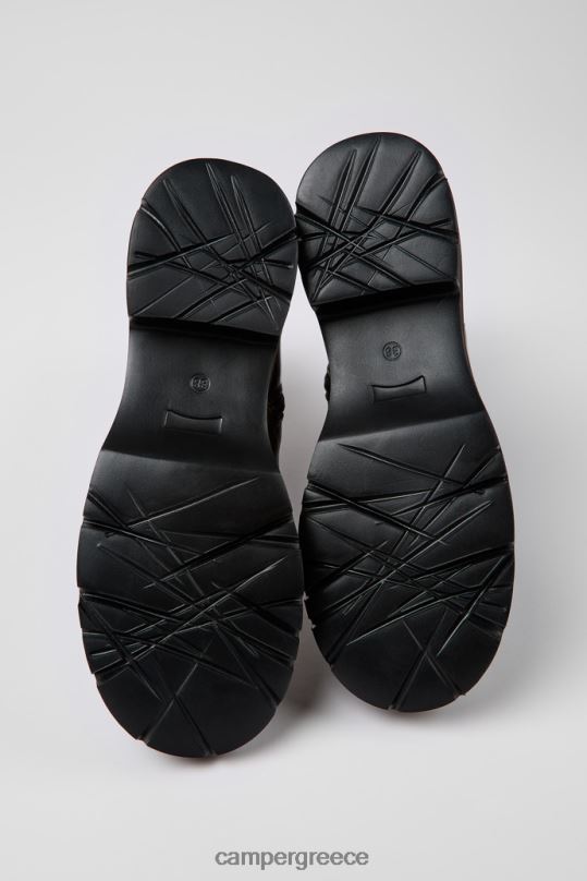 καφέ αποκλειστικές γυναικείες μπότες milah gore-tex καφέ δερμάτινες με φερμουάρ Camper XTDPX457