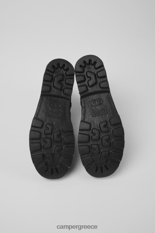 γκρί αποκλειστικές γυναικείες μπότες από ύφασμα και nubuck σε σκούρο γκρι brutus Camper XTDPX440