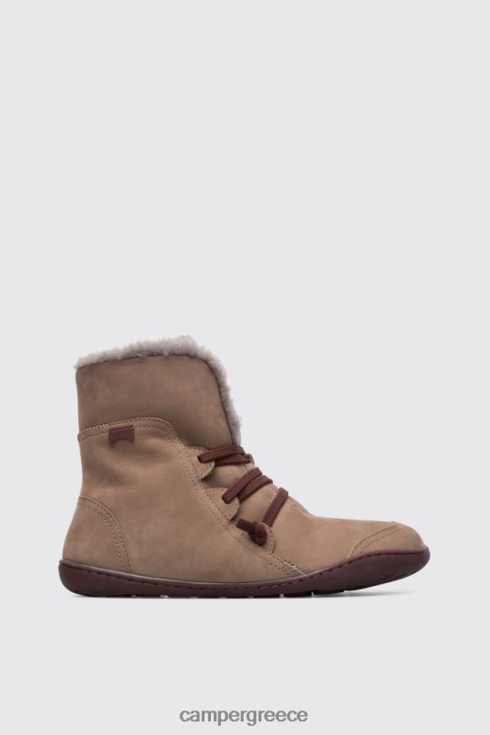 γκρί Σχεδιασμός peu γκρι μποτάκια για γυναίκες Camper XTDPX582