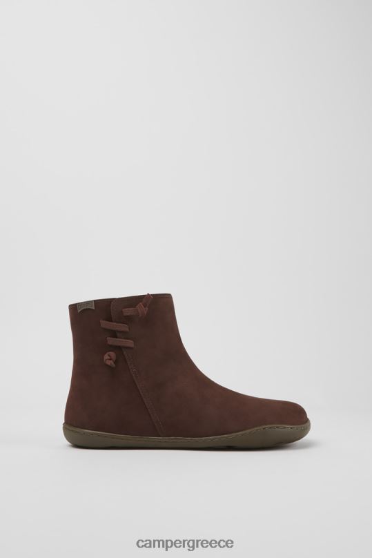 καφέ σχέδιο peu καφέ nubuck μποτάκια για γυναίκες Camper XTDPX536