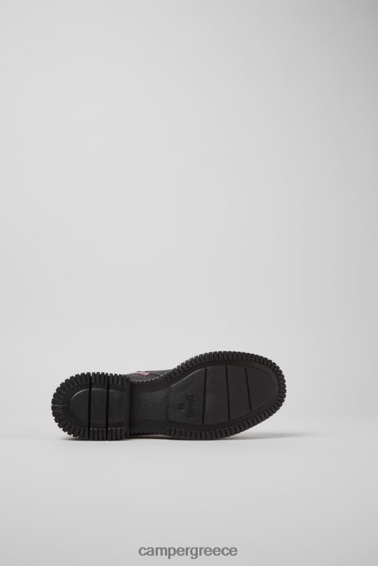 ροζ αποκλειστικές γυναικείες μπότες με κορδόνια pix σε ροζ και μαύρο δέρμα Camper XTDPX432