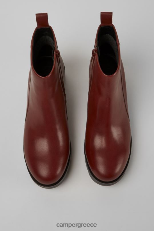 το κόκκινο wanda κόκκινο-καφέ μποτάκι με φερμουάρ για γυναίκες νέες αφίξεις Camper XTDPX618