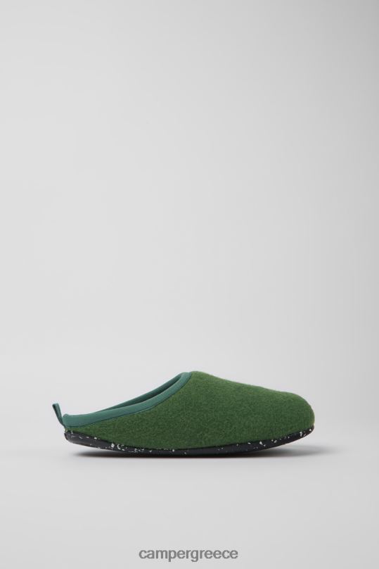 πράσινος αποκλειστικές μάλλινες πράσινες παντόφλες wabi για γυναίκες Camper XTDPX248