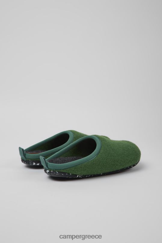 πράσινος αποκλειστικές μάλλινες πράσινες παντόφλες wabi για γυναίκες Camper XTDPX248