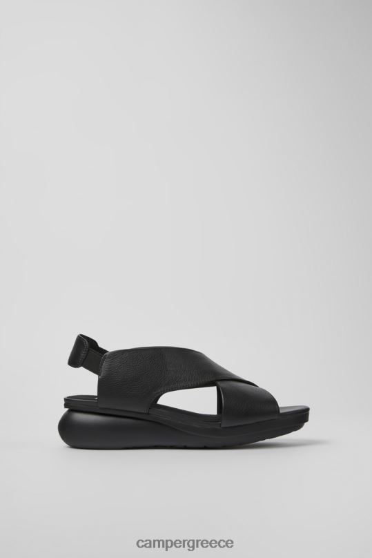 μαύρος αποκλειστικό γυναικείο σανδάλι σε μαύρο μπαλόνι Camper XTDPX232