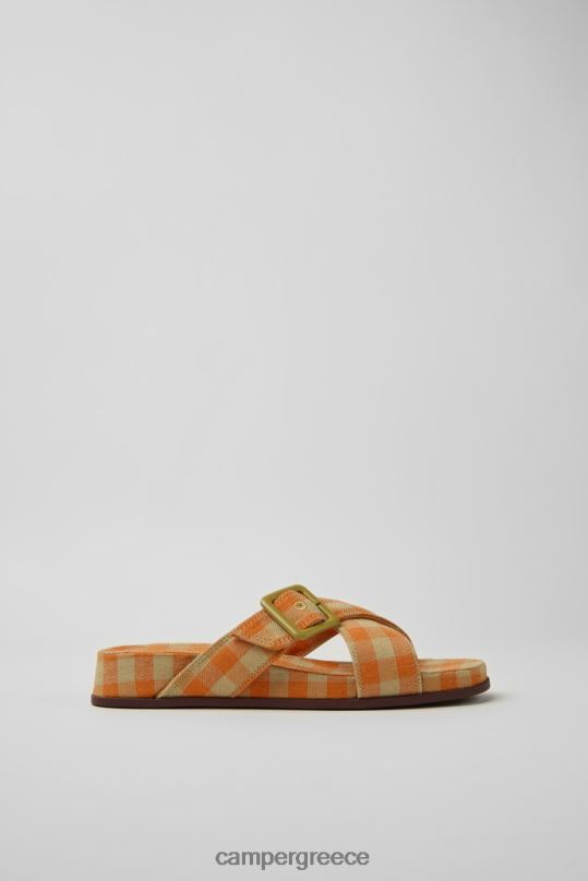 πορτοκάλι αποκλειστικά atonik πορτοκαλί και μπεζ σανδάλια για γυναίκες Camper XTDPX206