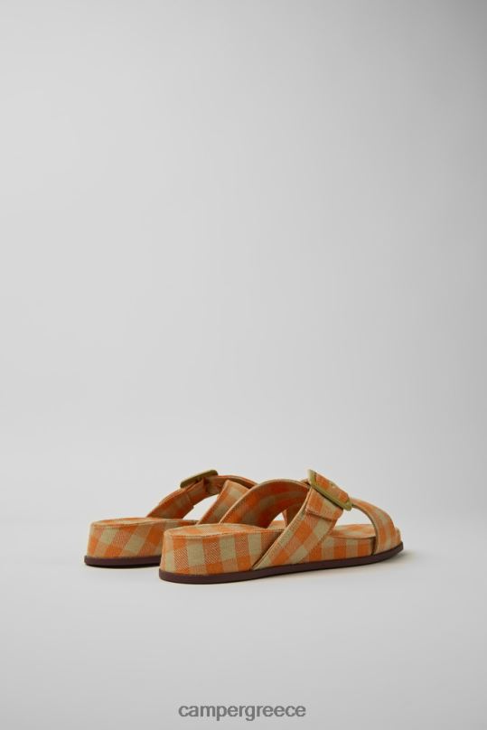 πορτοκάλι αποκλειστικά atonik πορτοκαλί και μπεζ σανδάλια για γυναίκες Camper XTDPX206