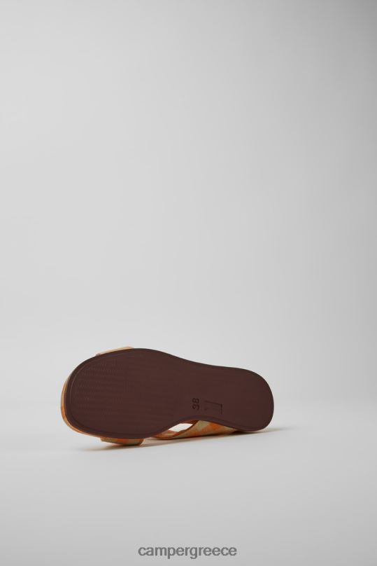 πορτοκάλι αποκλειστικά atonik πορτοκαλί και μπεζ σανδάλια για γυναίκες Camper XTDPX206