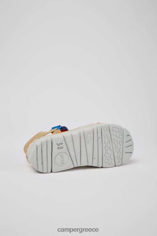 μπεζ Αποκλειστικά γυναικεία πέδιλα oruga up μπεζ μπλε και κόκκινα Camper XTDPX240