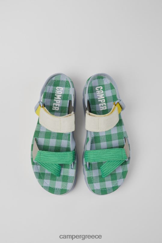 μπλε Αποκλειστικά γυναικεία πέδιλα oruga up μπλε πράσινα και γκρι Camper XTDPX241