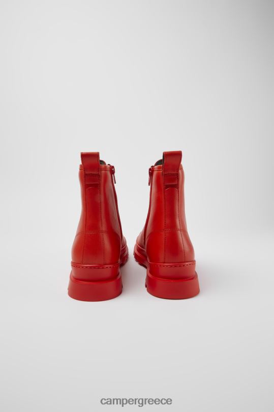 το κόκκινο brutus red δερμάτινες μπότες με κορδόνια νέες παραλαβές Camper XTDPX1481
