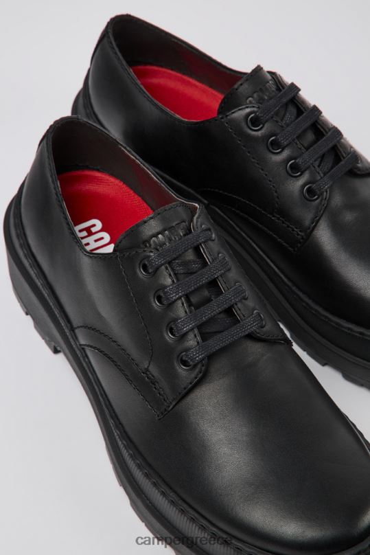 μαύρος brutus trek michelin μαύρα δερμάτινα παπούτσια για άνδρες νέες αφίξεις Camper XTDPX1406