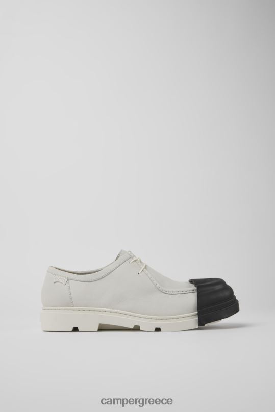 άσπρο design junction λευκά μη βαμμένα δερμάτινα παπούτσια για άνδρες Camper XTDPX1357