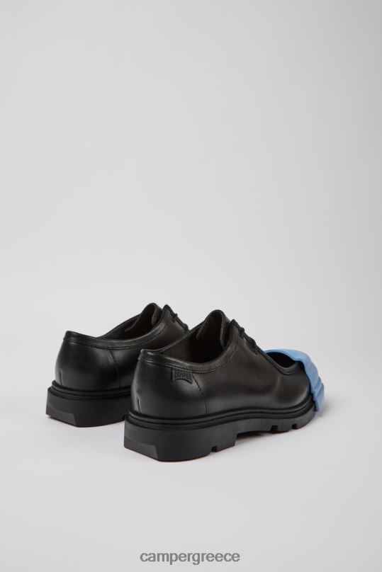 μαύρος design junction μαύρα δερμάτινα παπούτσια για άνδρες Camper XTDPX1437