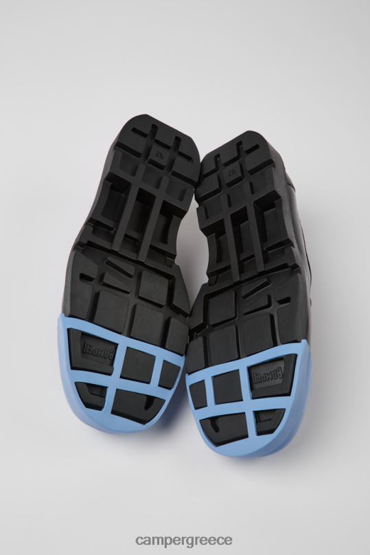 μαύρος design junction μαύρα δερμάτινα παπούτσια για άνδρες Camper XTDPX1437