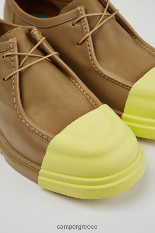 μπεζ design junction μπεζ δερμάτινα παπούτσια για άνδρες Camper XTDPX1439