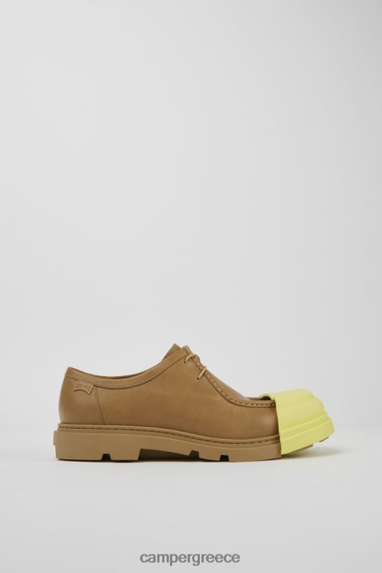 μπεζ design junction μπεζ δερμάτινα παπούτσια για άνδρες Camper XTDPX1439