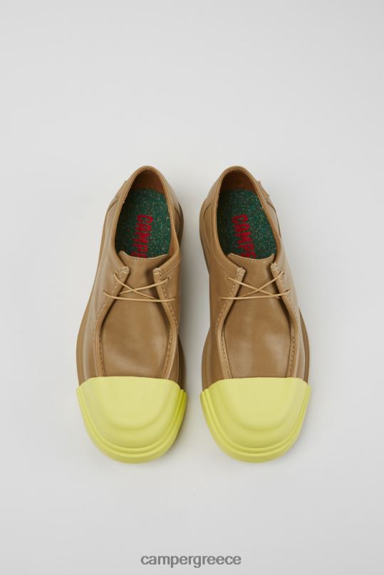 μπεζ design junction μπεζ δερμάτινα παπούτσια για άνδρες Camper XTDPX1439