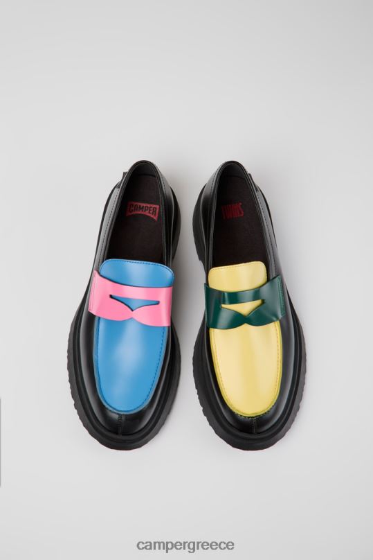 πολύχρωμος design δίδυμα πολύχρωμα δερμάτινα loafers για άνδρες Camper XTDPX1358