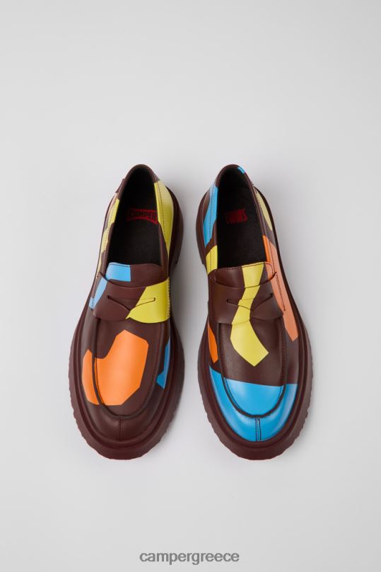 πολύχρωμος design δίδυμα πολύχρωμα εμπριμέ loafers για άνδρες Camper XTDPX1448