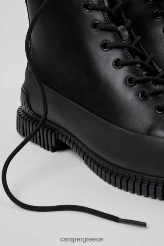 μαύρος design pix έξυπνη μαύρη μπότα με κορδόνι για άνδρες Camper XTDPX1422