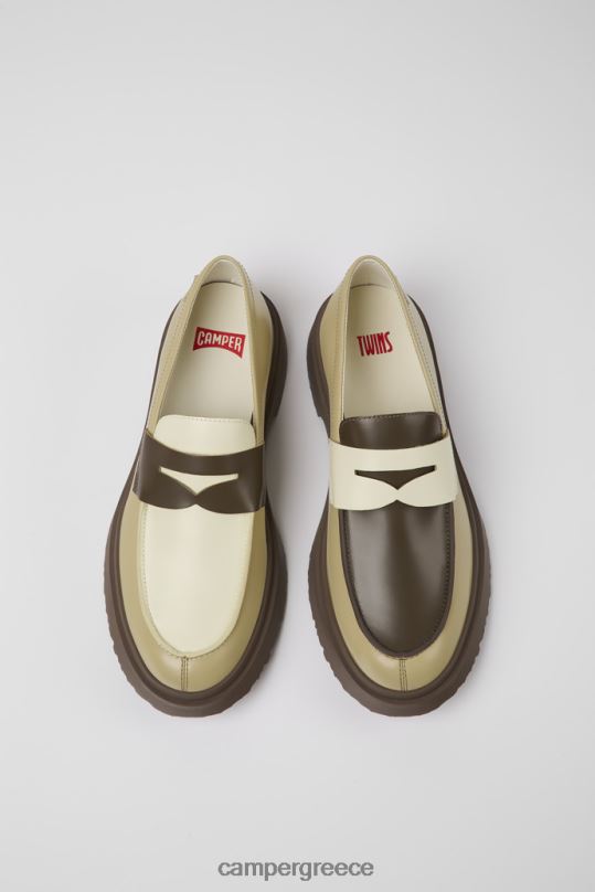πολύχρωμος δίδυμα πολύχρωμα δερμάτινα loafers για άνδρες νέες αφίξεις Camper XTDPX1359