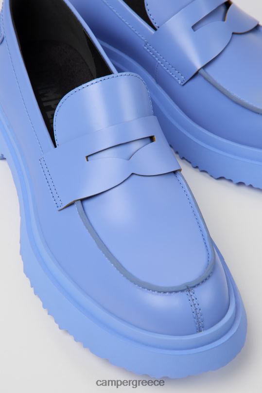 μπλε δερμάτινα loafers walden blue για άνδρες νέες αφίξεις Camper XTDPX1434