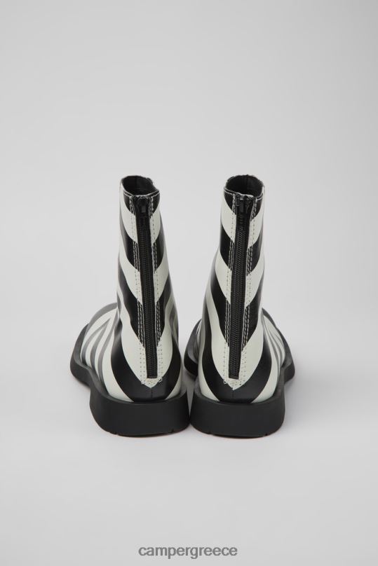 μαύρος mil 1978 ασπρόμαυρα δερμάτινα μποτάκια για άνδρες αποκλειστικά Camper XTDPX1388