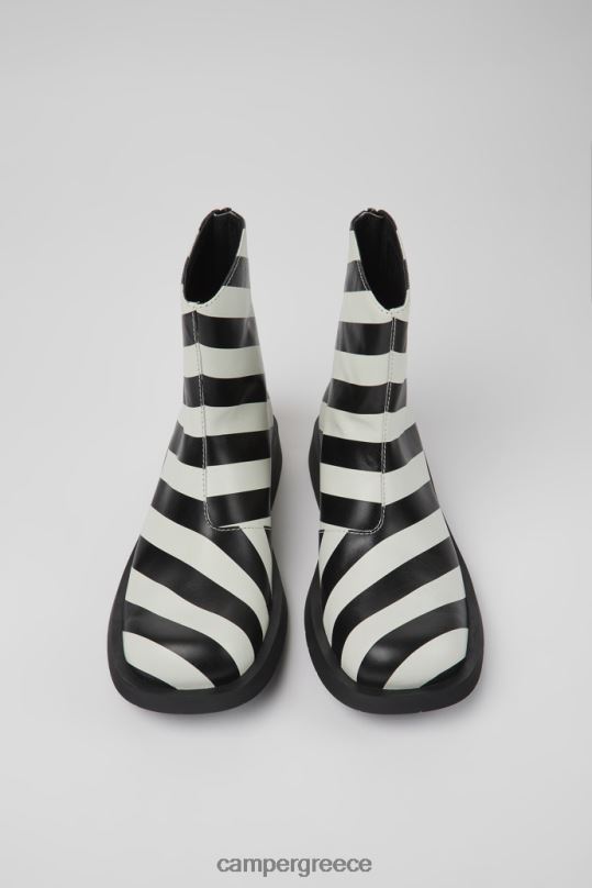 μαύρος mil 1978 ασπρόμαυρα δερμάτινα μποτάκια για άνδρες αποκλειστικά Camper XTDPX1388