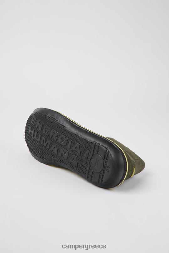 πράσινος αποκλειστικά ανδρικά παπούτσια από ύφασμα και nubuck πράσινο σκαθάρι Camper XTDPX1378