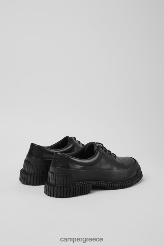 μαύρος pix μαύρα δερμάτινα παπούτσια με κορδόνια νέες παραλαβές Camper XTDPX307