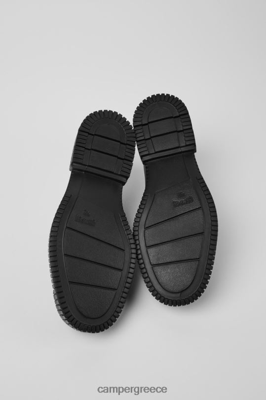 μαύρος pix μαύρα δερμάτινα παπούτσια με κορδόνια νέες παραλαβές Camper XTDPX307