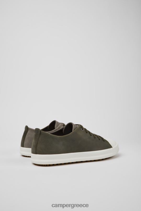 πράσινος δίδυμα καφέ-γκρι και πράσινα δερμάτινα παπούτσια για άνδρες νέες αφίξεις Camper XTDPX1281