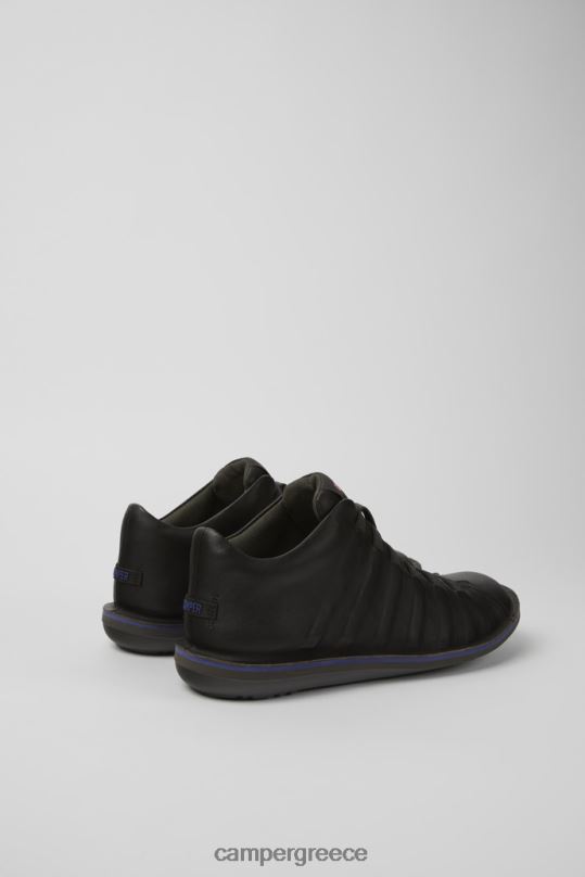 καφέ Σχέδιο σκαθαριού σκούρο καφέ δερμάτινα μποτάκια αστραγάλου για άνδρες Camper XTDPX1298