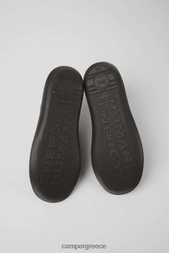 καφέ Σχέδιο σκαθαριού σκούρο καφέ δερμάτινα μποτάκια αστραγάλου για άνδρες Camper XTDPX1298