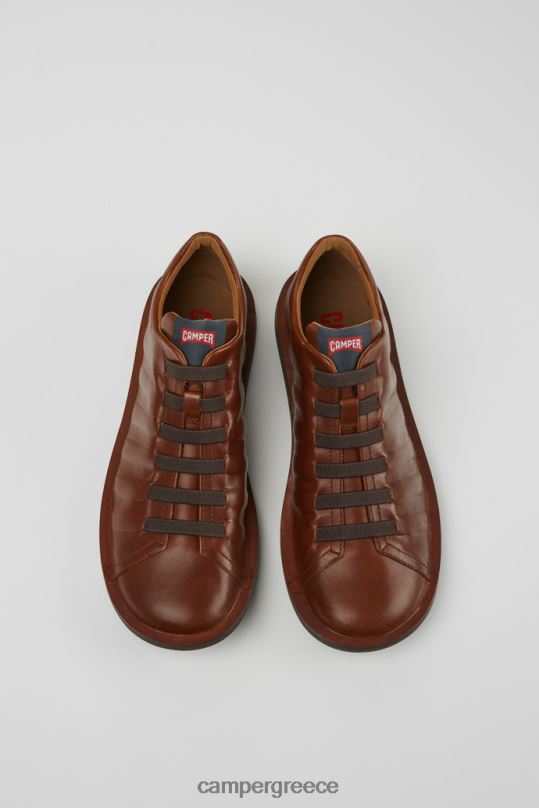 καφέ ελαφρύ ανδρικό παπούτσι με σχέδιο καφέ σκαθάρι Camper XTDPX271