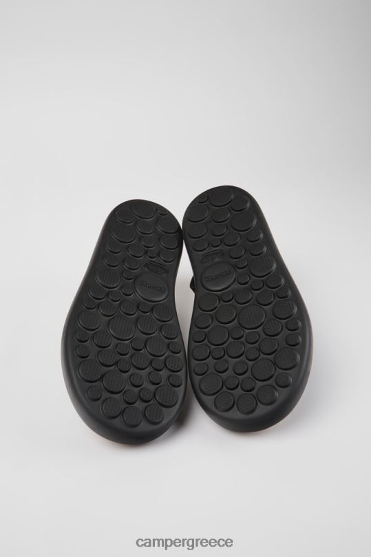 μαύρος Pelotas flota μαύρα δερμάτινα σανδάλια για άνδρες αποκλειστικά Camper XTDPX1231