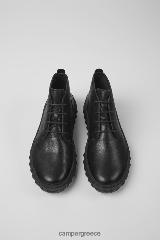 μαύρος ανδρικό μποτάκι με κορδόνι με δαντέλα από michelin Camper XTDPX1252