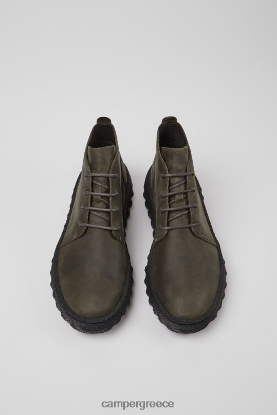 πράσινος Σχέδιο εδάφους σκούρο πράσινο nubuck μποτάκια για άνδρες Camper XTDPX1254