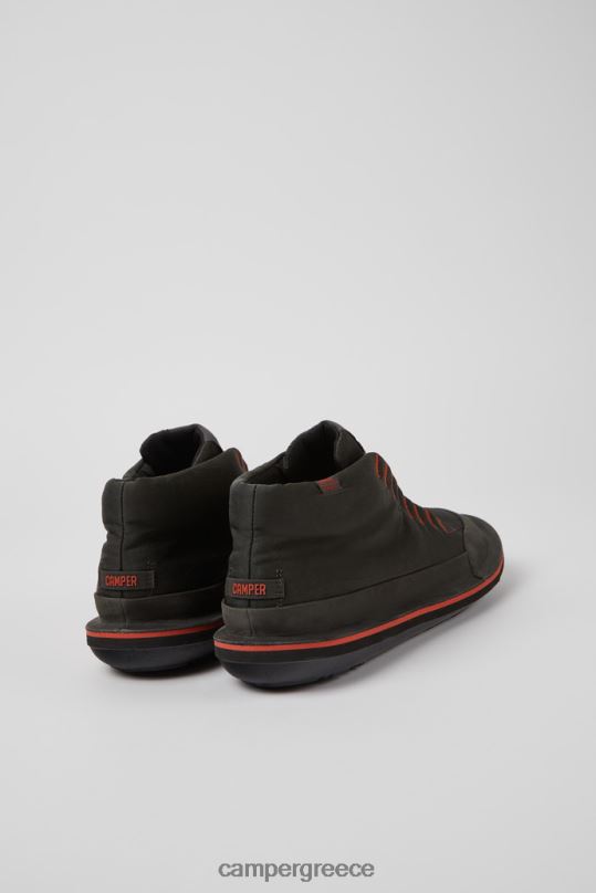 γκρί Σχέδιο σκαθαριού σκούρο γκρι ύφασμα και μποτάκια nubuck για άνδρες Camper XTDPX1302